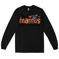 Black this mamas heart is on that court Long Sleeve Tee - MaliasSmallBusiness