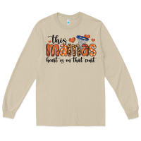 Mushroom this mamas heart is on that court Long Sleeve Tee - MaliasSmallBusiness