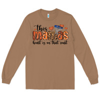 Toasted Coconut this mamas heart is on that court Long Sleeve Tee - MaliasSmallBusiness