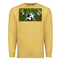 Antique Gold cute panda Premium Sweatshirt - TumblerDesignByShophia