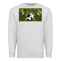 Dove Grey cute panda Premium Sweatshirt - TumblerDesignByShophia