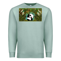 Seafoam cute panda Premium Sweatshirt - TumblerDesignByShophia