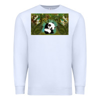 White cute panda Premium Sweatshirt - TumblerDesignByShophia