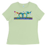 Matcha lgbtq gay  libbey glass Ladies Tee - HRA Design Shop