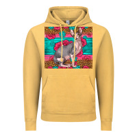 Vintage Mustard Pink Glitter And Roses Sphynx Cat Vintage Hoodie - LillyAllenDesigns