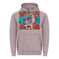 Vintage Zinc Pink Glitter And Roses Sphynx Cat Vintage Hoodie - LillyAllenDesigns