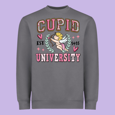 Cupid University Heavyweight Sweatshirt Designed By Maliassmallbusiness
