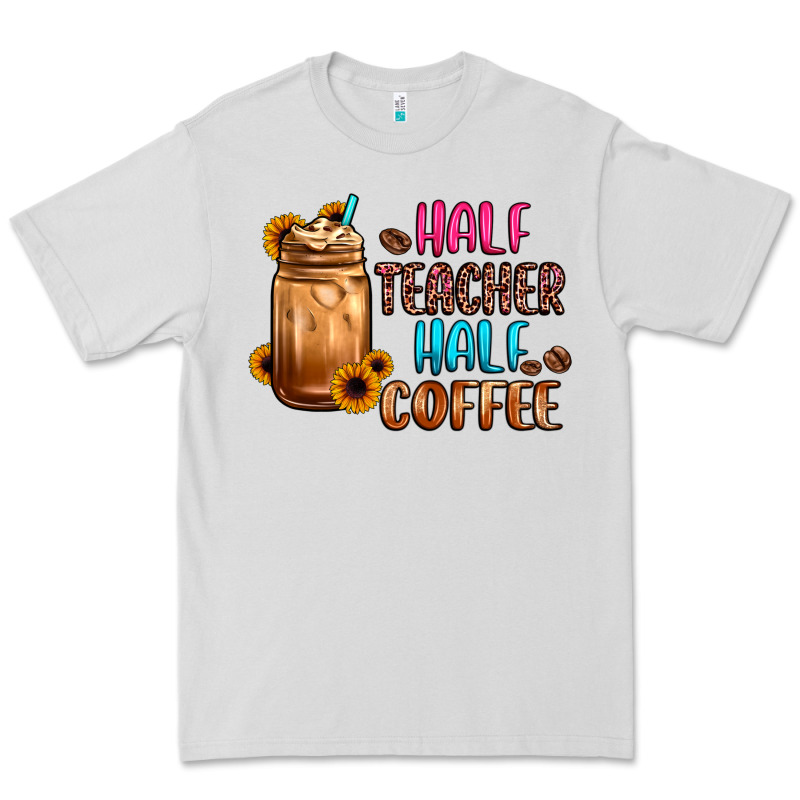 Half Teacher Half Coffee Premium Tee by JahusDesignShop | Teevron