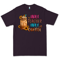 Plum half teacher half coffee Premium Tee - JahusDesignShop