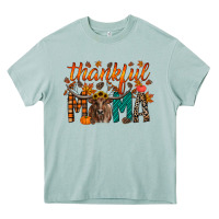 Thankful Mama Longhorn Heavy Core Tee | Teevron