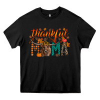 Black thankful mama longhorn Heavy Core Tee - RacoonDesign