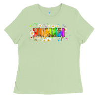 Matcha lgbtq human  libbey glass Ladies Tee - HRA Design Shop