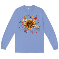 Colony Blue focus on the good Long Sleeve Tee - MaliasSmallBusiness