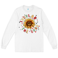 White focus on the good Long Sleeve Tee - MaliasSmallBusiness