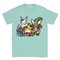 Seafoam Happy Easter Classic Tee - CowhideDigitalArt