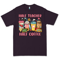 Plum half teacher half coffee Premium Tee - JahusDesignShop