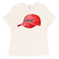 Bone blue baseball cap fa element Ladies Tee - FaDigitalArtStudio
