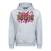 Heather Grey Tired mom life Urban Hoodie - FaDigitalArtStudio