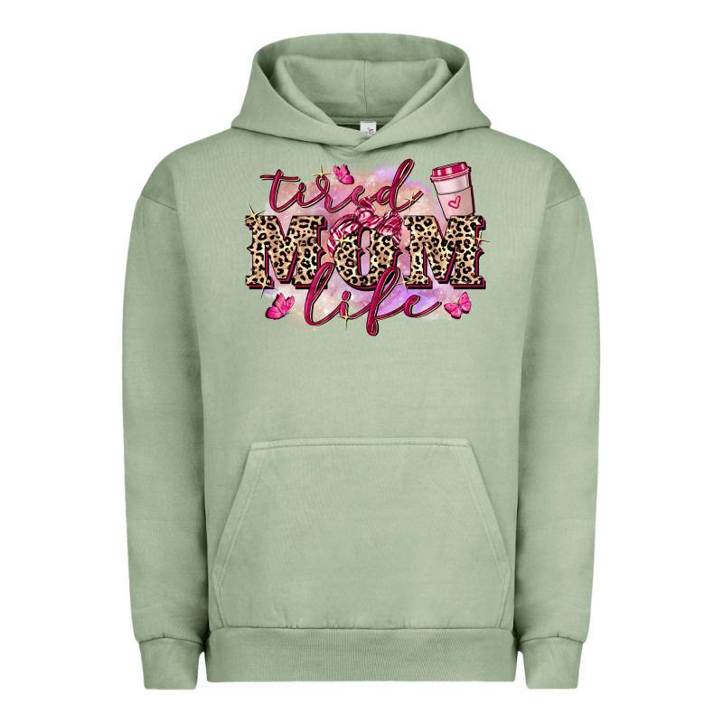 Tired Mom Life Urban Hoodie by FaDigitalArtStudio | Teevron
