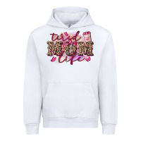 White Tired mom life Urban Hoodie - FaDigitalArtStudio