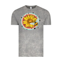 Cloud Rock bee and sunflower Vintage Tee - MaliasSmallBusiness