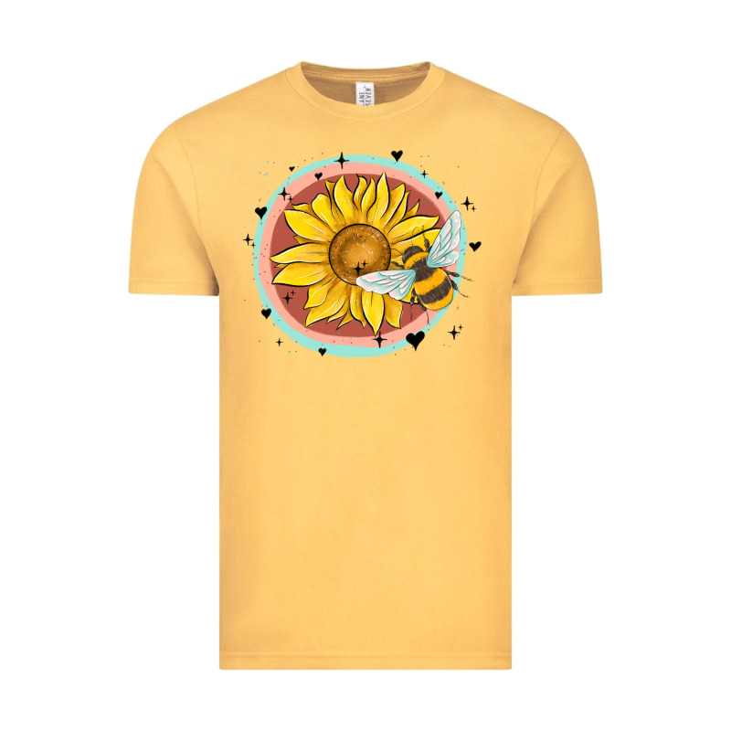 Bee And Sunflower Vintage Tee by MaliasSmallBusiness | Teevron