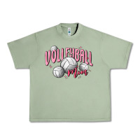 Oil Green volleyball mom Urban Heavy Tee - MaliasSmallBusiness