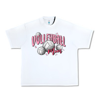 White volleyball mom Urban Heavy Tee - MaliasSmallBusiness