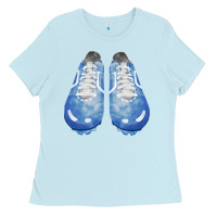 Baby Blue blue cleats fa element Ladies Tee - FaDigitalArtStudio