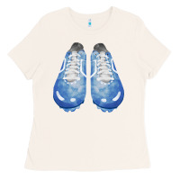 Bone blue cleats fa element Ladies Tee - FaDigitalArtStudio