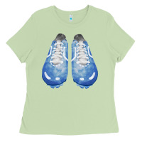 Matcha blue cleats fa element Ladies Tee - FaDigitalArtStudio