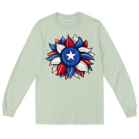 Matcha sunflower texas flag 2 Long Sleeve Tee - JahusDesignShop