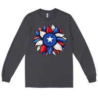 Smoke sunflower texas flag 2 Long Sleeve Tee - JahusDesignShop