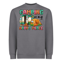 Storm camping is my happy place Heavyweight Sweatshirt - MaliasSmallBusiness