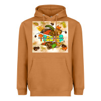 Meerkat fall teacher pumpkin Heavyweight Hoodie - TumblerDesignByShophia
