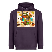 Plum fall teacher pumpkin Heavyweight Hoodie - TumblerDesignByShophia