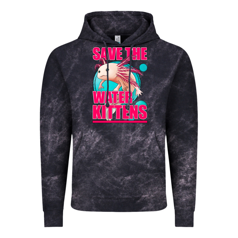 Save The Water Kittens Axolotl Vintage Hoodie by Jasminsmagicworld | Teevron