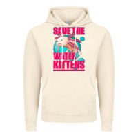 Vintage Artic save the water kittens axolotl Vintage Hoodie - Jasminsmagicworld