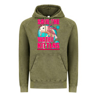 Vintage Olive save the water kittens axolotl Vintage Hoodie - Jasminsmagicworld