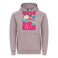 Vintage Zinc save the water kittens axolotl Vintage Hoodie - Jasminsmagicworld