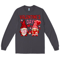 Smoke valentines day with gnomies Long Sleeve Tee - NancyCooperArtShop