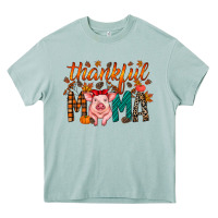 Arona thankful mama pig Heavy Core Tee - RacoonDesign