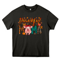 Asphalt thankful mama pig Heavy Core Tee - RacoonDesign