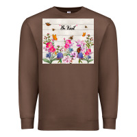 Chestnut be kind wildflower Premium Sweatshirt - TumblerDesignByShophia