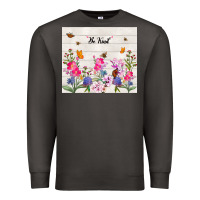 Smoke be kind wildflower Premium Sweatshirt - TumblerDesignByShophia