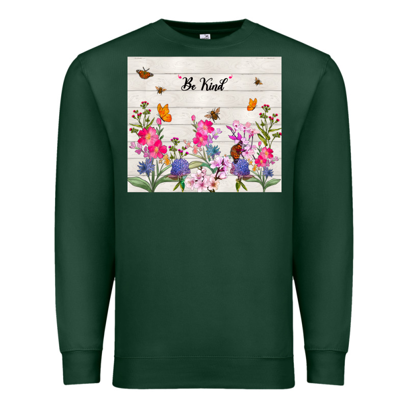 Be Kind Wildflower Premium Sweatshirt by TumblerDesignByShophia | Teevron