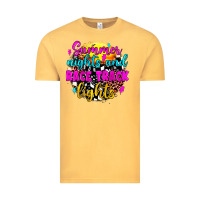 Vintage Mustard summer nights and race track lights Vintage Tee - JahusDesignShop