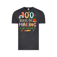 Vintage Black 100 days of making a difference Vintage Tee - MaliasSmallBusiness