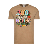 Vintage Coffee 100 days of making a difference Vintage Tee - MaliasSmallBusiness