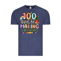 Vintage Denim 100 days of making a difference Vintage Tee - MaliasSmallBusiness